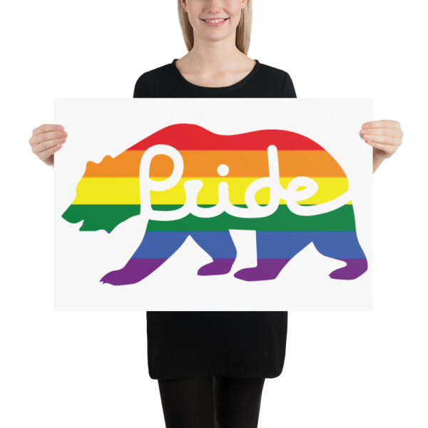 CalPride - Pride California Bear Poster